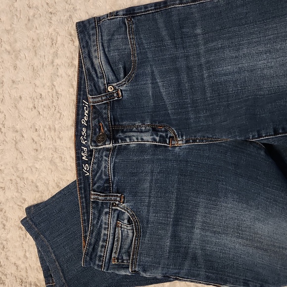 Victoria's Secret Mid Rise Pencil Jean Size 8 Regular - Picture 5 of 8